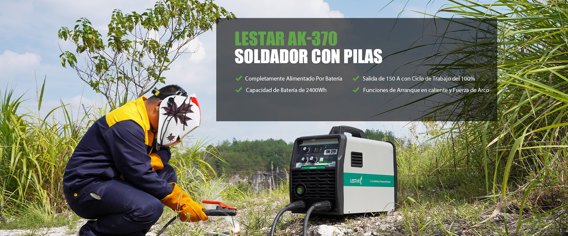 battery powered welder